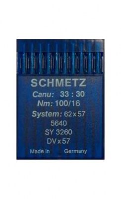 SCHMETZ AGHI 62x57 - NO. 100 - SCHMETZ NADELN 62x57 - NR. 100